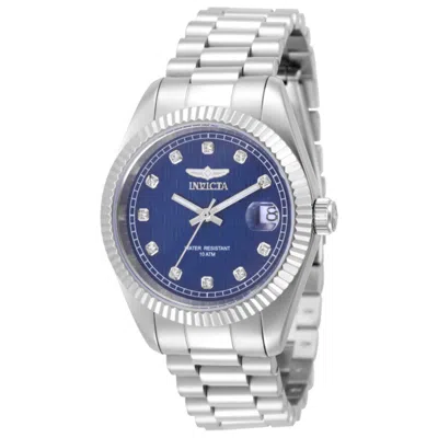Invicta Diamond Specialty Watch In Blue