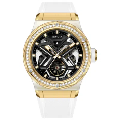 Invicta Diamond-set Automatic Watch In Transparent