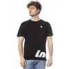 Invicta Black Cotton T-shirt In Black