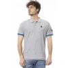 Invicta Man Polo Shirt Grey Size 3xl Cotton In Gray