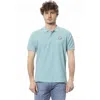 Invicta Light Blue Cotton Polo Shirt In Light Blue