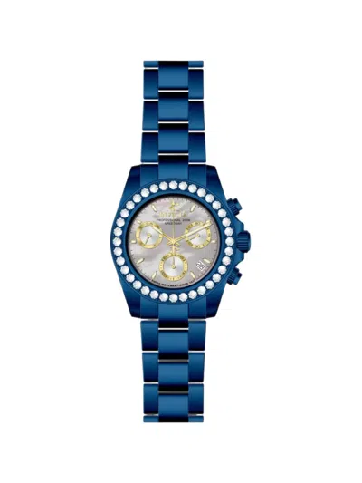 Invicta Elite Diamond 42mm Watch In Blue