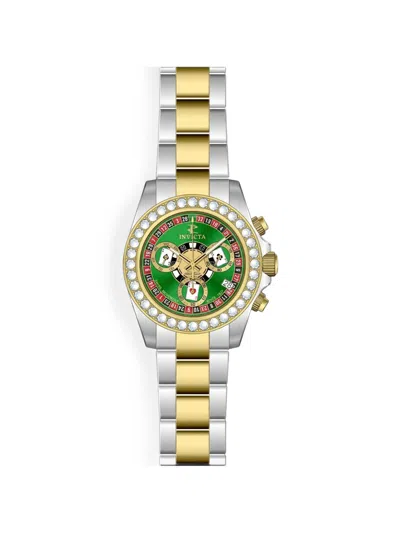 Invicta Elite Diamond 42mm Watch In Yellow