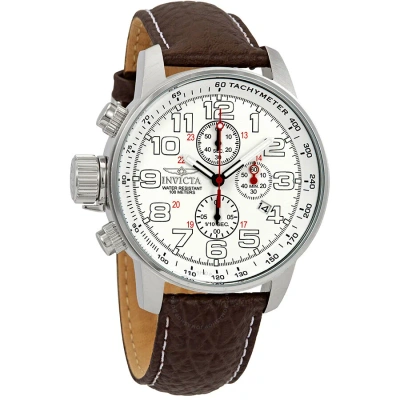Invicta Force Lefty Chronograph White Dial Men's Watch 2771 In Brown / White
