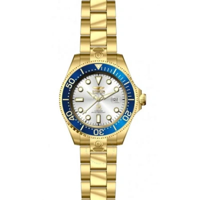 Invicta Grand Diver Automatic Silver Dial 18kt Gold Ion-plated 15845