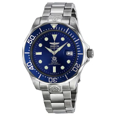 Invicta Grand Diver Blue Dial Stainless Steel Men's Watch 3045 In Metallic