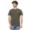 Invicta Green Cotton T-shirt In Green