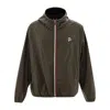 Invicta Hooded Packable Jacket In Green