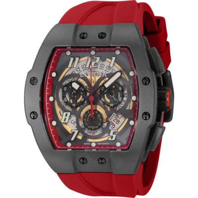 Invicta Jm Correa Chronograph Quartz Titanium Men's Watch 44411 In Red