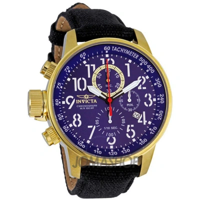 Invicta Lefty Force Chronograph Men's Watch 1516 In Black / Blue / Gold
