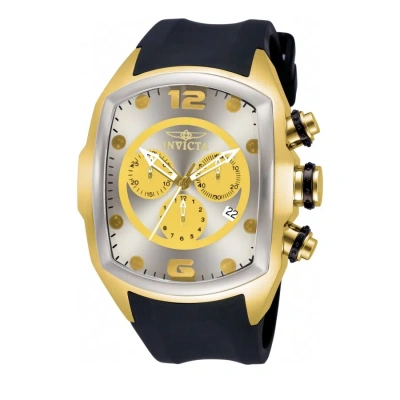 Invicta Lupah Chronograph Quartz Black Dial Men's Watch 10068 In Gold