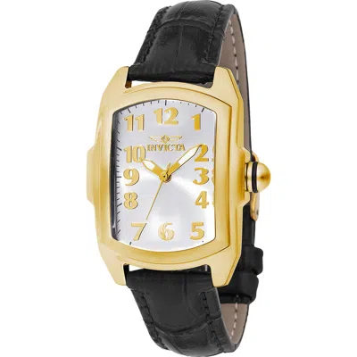Invicta Lupah Leather Strap Watch, 29mm In Gold