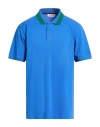 Invicta Man Polo Shirt Azure Size 3xl Cotton In Blue