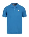 Invicta Man Polo Shirt Azure Size 3xl Cotton In Blue