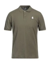Invicta Man Polo Shirt Military Green Size 3xl Cotton