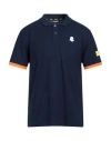 Invicta Man Polo Shirt Navy Blue Size 3xl Cotton