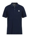 Invicta Man Polo Shirt Navy Blue Size Xl Cotton In Navy Blue
