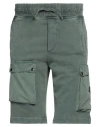 Invicta Man Shorts & Bermuda Shorts Military Green Size Xxl Cotton