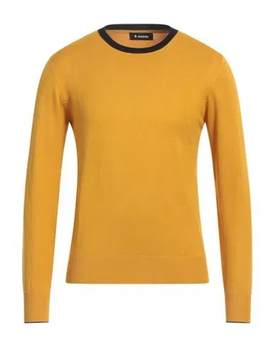 Invicta Man Sweater Marigold Size 3xl Viscose, Nylon In Yellow
