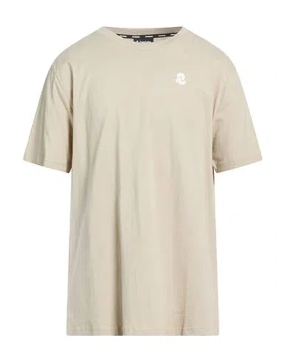 Invicta Man T-shirt Beige Size 3xl Cotton In Neutral