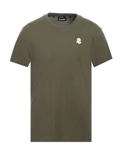 INVICTA INVICTA MAN T-SHIRT MILITARY GREEN SIZE S COTTON