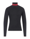 Invicta Man Turtleneck Midnight Blue Size Xs Viscose, Nylon In Blue