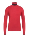 Invicta Man Turtleneck Red Size Xs Viscose, Nylon