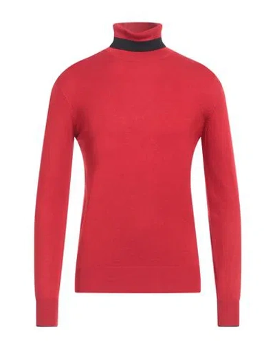 Invicta Man Turtleneck Red Size Xs Viscose, Nylon