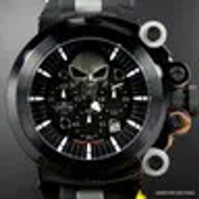 Pre-owned Invicta Marvel Coalition Forces Trigger Punisher Black 56mm Limited Ed Watch