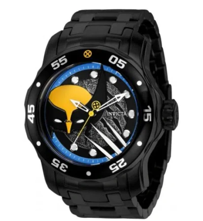 Pre-owned Invicta Marvel Men's 48mm X-men Limited Edition Stainless Quartz Watch 37374