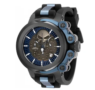 Pre-owned Invicta Marvel Punisher Men's 55mm Coalition Trigger Limited Ed Watch 34603