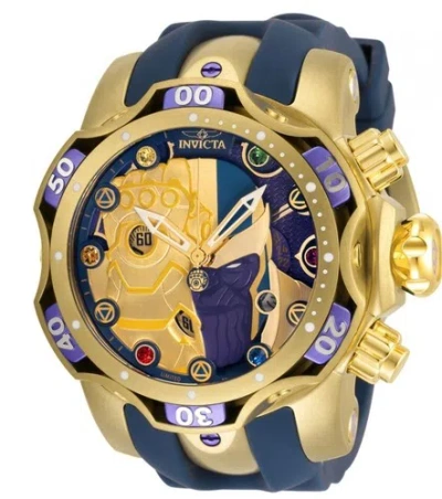 Pre-owned Invicta Marvel Thanos Infinity Stones Men's 52mm Limited Chronograph Watch 34848