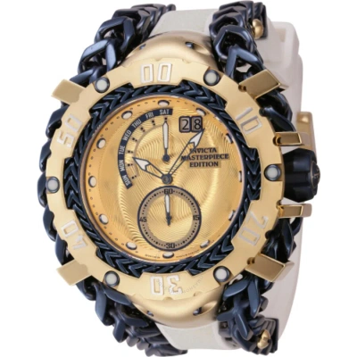 Invicta Masterpiece Quartz Gold Dial Men's Watch 44635 In Multi
