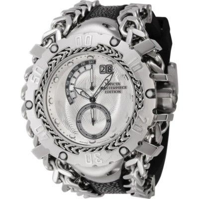 Invicta Masterpiece Quartz Silver Dial Men's Watch 44632 In Gray