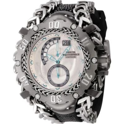 Invicta Masterpiece Quartz Silver Dial Men's Watch 44637 In Metallic