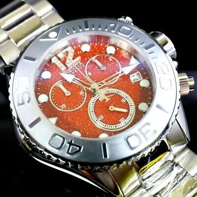 Pre-owned Invicta Masterpiece Reserve Grand Diver Brown Sand Stone Diamond Swiss Eta Watch