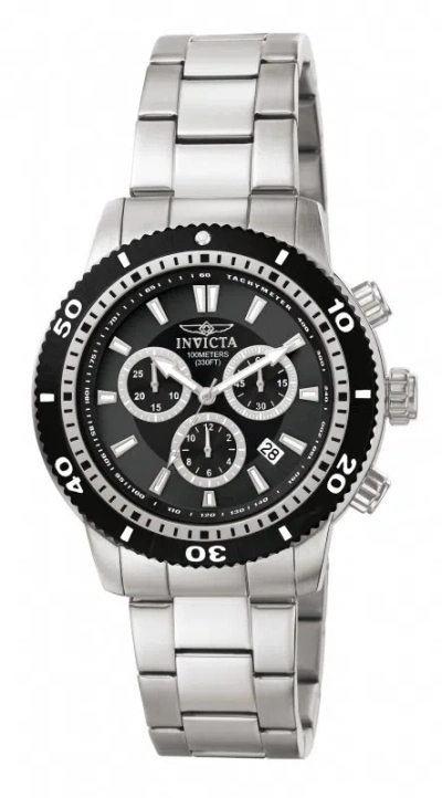 Pre-owned Invicta Men's 1203 Specialty Quartz Chronograph Black Dial Watch