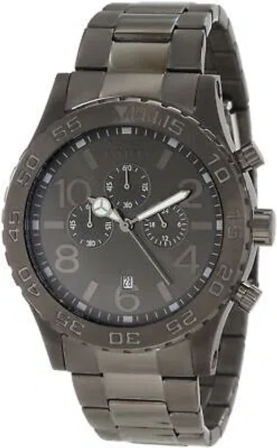 Pre-owned Invicta Men's 1272 Specialty Chronograph Charcoal Grey Dial Gunmetal Watch