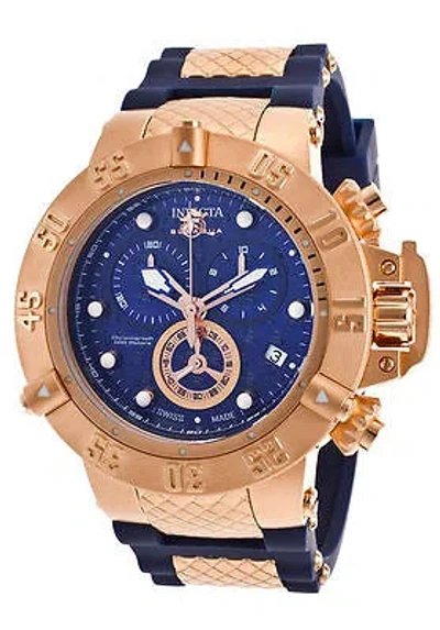 Pre-owned Invicta Men's 15804 Subaqua Noma Dragon Rose Gold Swiss Made Blue Ret$1995