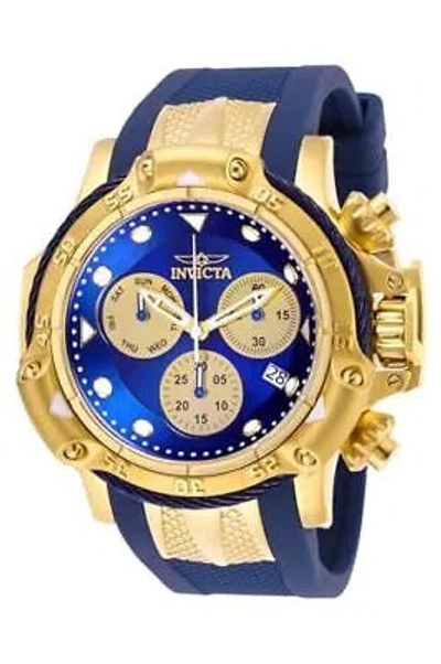 Pre-owned Invicta Men's 26966 Subaqua Quartz Chronograph Blue, Gold Dial Watch