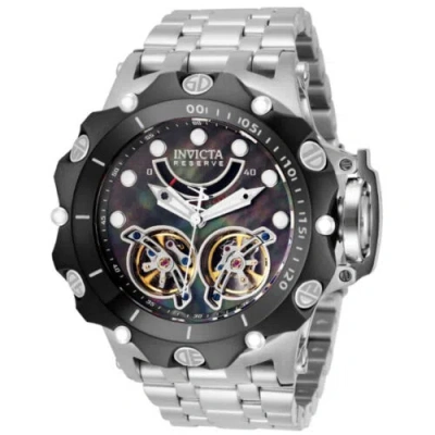 Pre-owned Invicta Men's 33547 Reserve Venom Automatic Multifunction Black Dial Watch