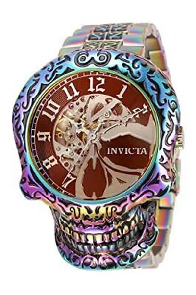 Pre-owned Invicta Men's 35110 Artist Automatic 3 Hand Black, Silver Dial Watch