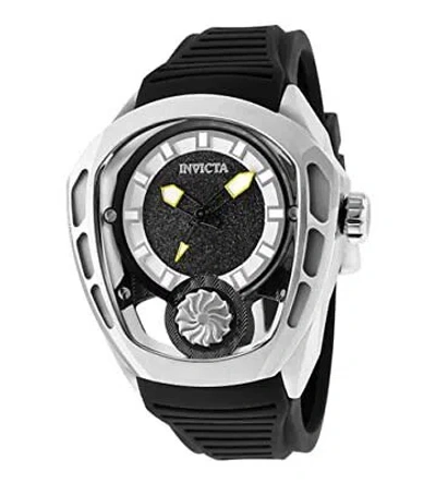 Pre-owned Invicta Men's 35442 Akula Automatic 3 Hand Black, Silver Dial Watch In Steel