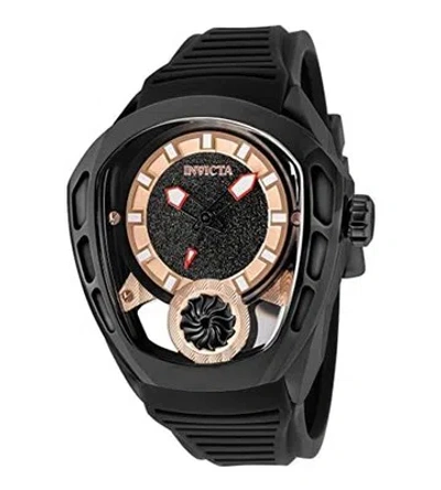 Pre-owned Invicta Men's 35445 Akula Automatic 3 Hand Black, Black Dial Watch