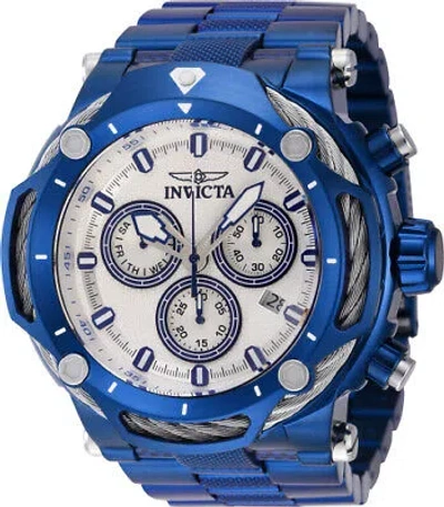 Pre-owned Invicta Men's 42195 Bolt Quartz Chronograph Silver Dial Watch