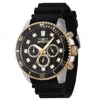 Invicta Men's 45mm Quartz Chronograph Watch In Black