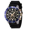 Invicta Men's 45mm Quartz Chronograph Watch In Black