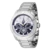 Invicta Men's 45mm Quartz Chronograph Watch In Silver