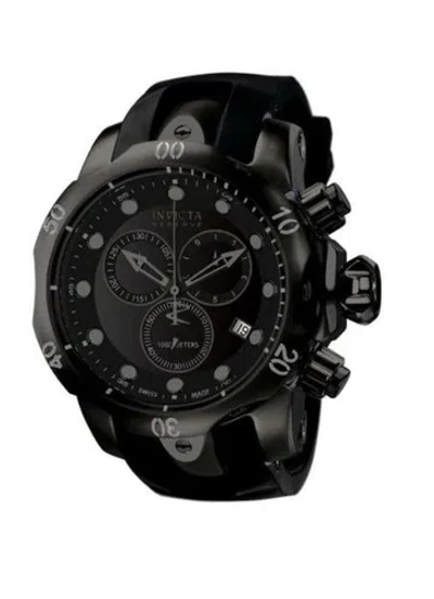 Pre-owned Invicta Men's 6051 Venom Reserve Black Chronograph Watch