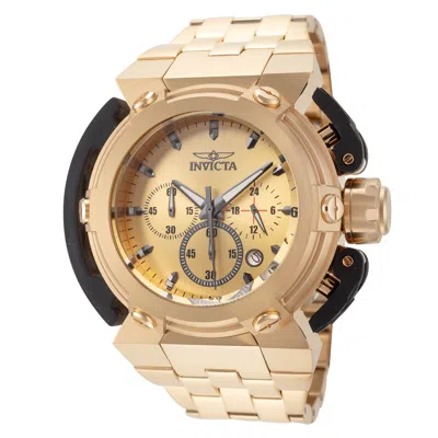 Invicta Men's Coalition Forces 46mm Quartz Watch In Gold